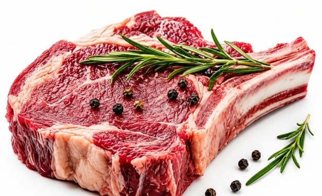 Premium aged steak cut